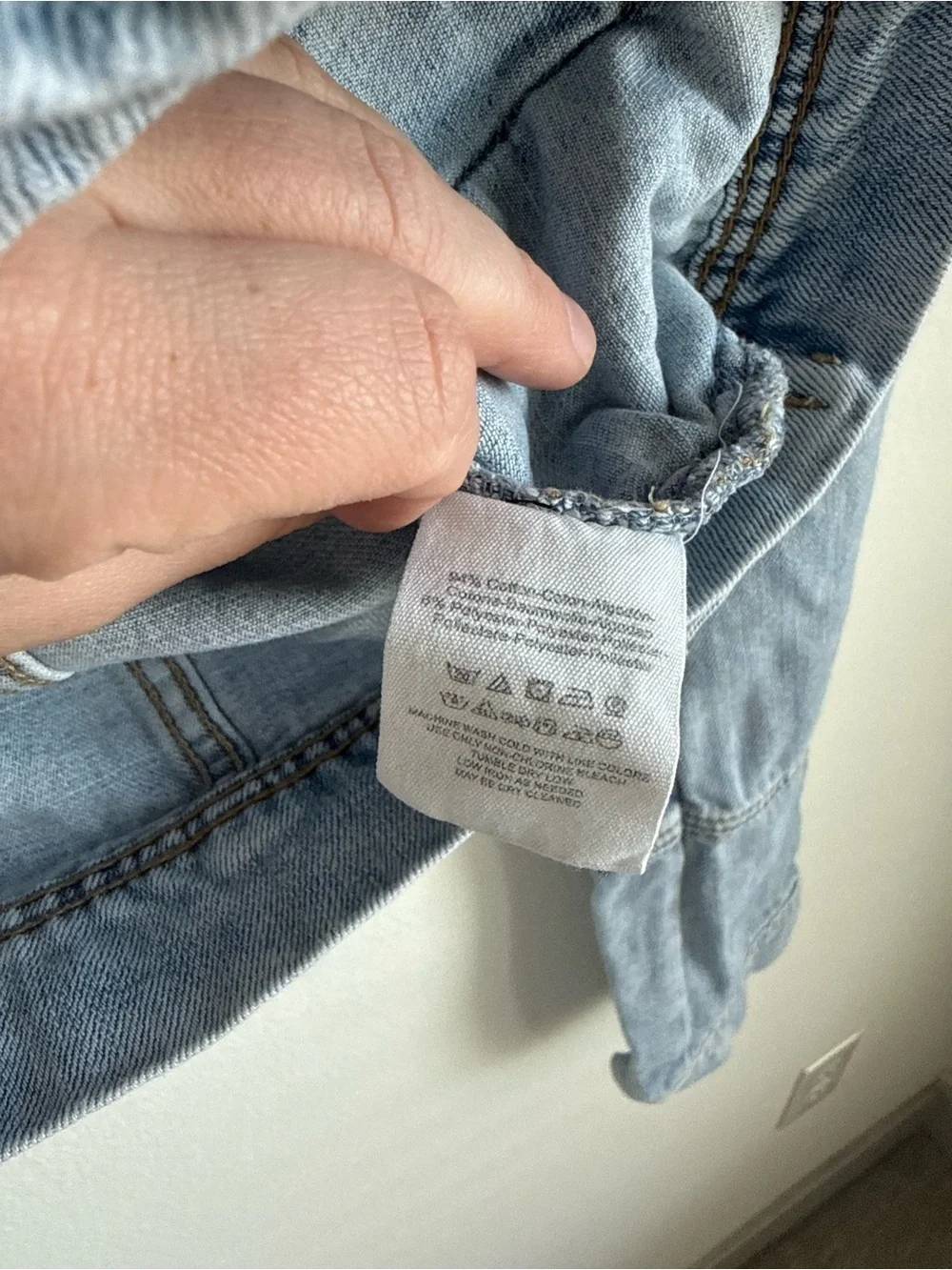 Free People Rumors Distressed Denim Jacket Light Wash Medium